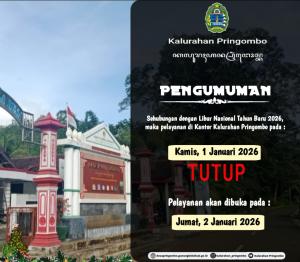 Pengumuman Libur Tahun Baru 1 Januari 2026